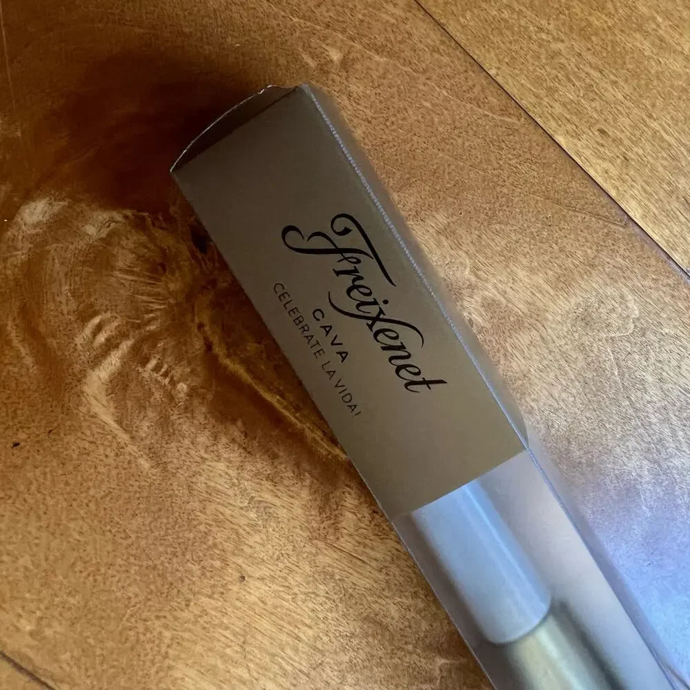 New! 1 Freixenet Cava gold metallic bottle pen